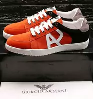 emporio armani ea7 zapatos man nouvelles anti-fourrure orange